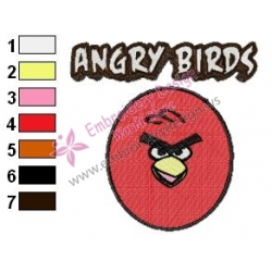 Angry Birds Embroidery Design 042
